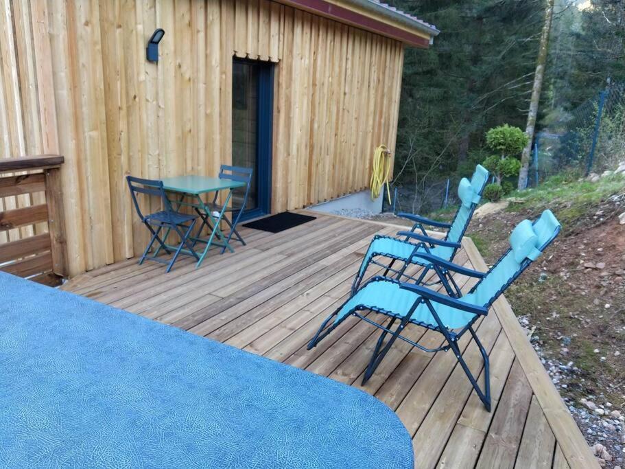 Le Refuge Perche Du Saut De La Bourrique Spa, Terrain Cloture Gérardmer Extérieur photo