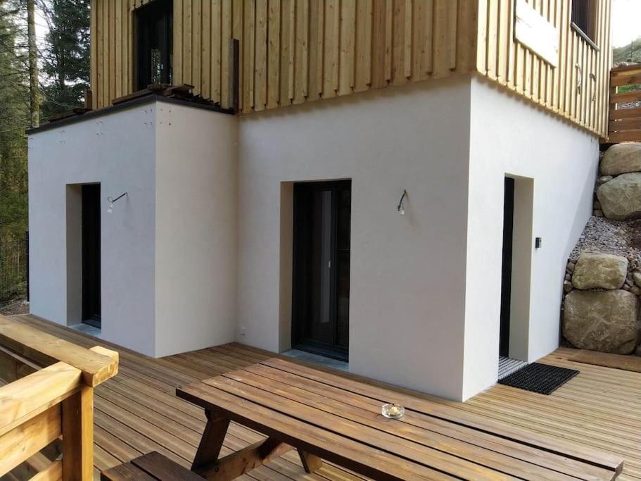 Le Refuge Perche Du Saut De La Bourrique Spa, Terrain Cloture Gérardmer Extérieur photo