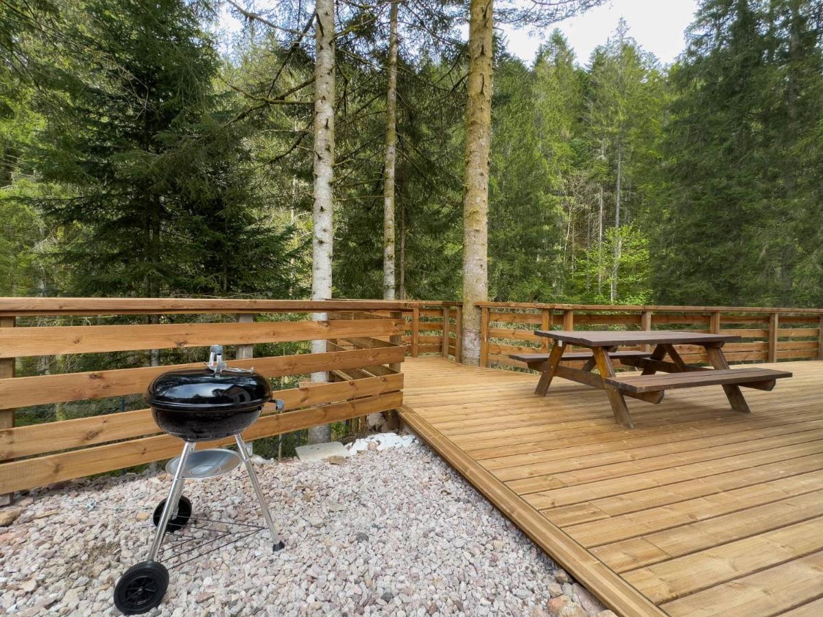 Le Refuge Perche Du Saut De La Bourrique Spa, Terrain Cloture Gérardmer Extérieur photo