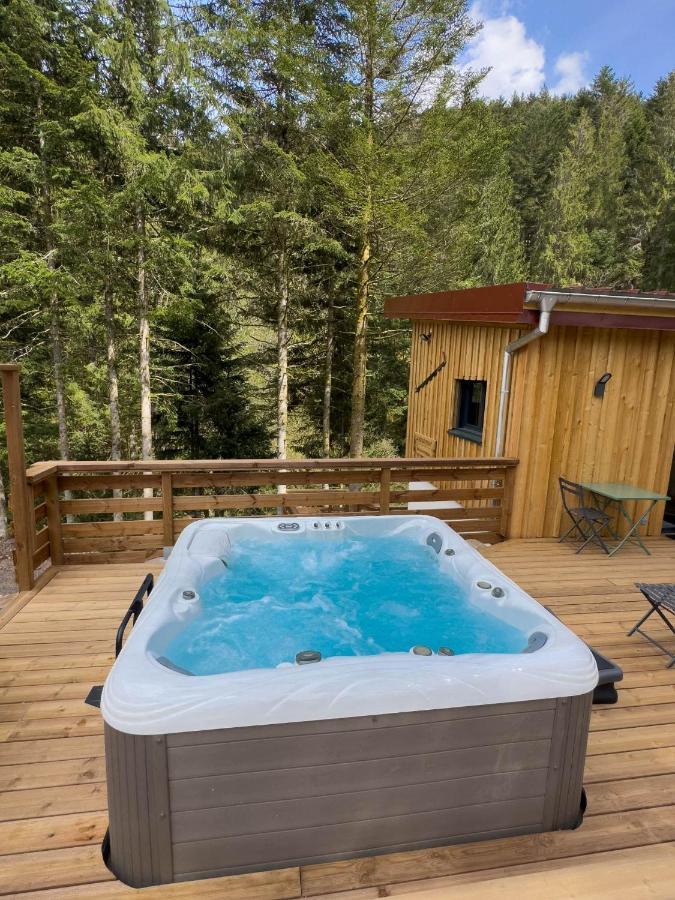 Le Refuge Perche Du Saut De La Bourrique Spa, Terrain Cloture Gérardmer Extérieur photo