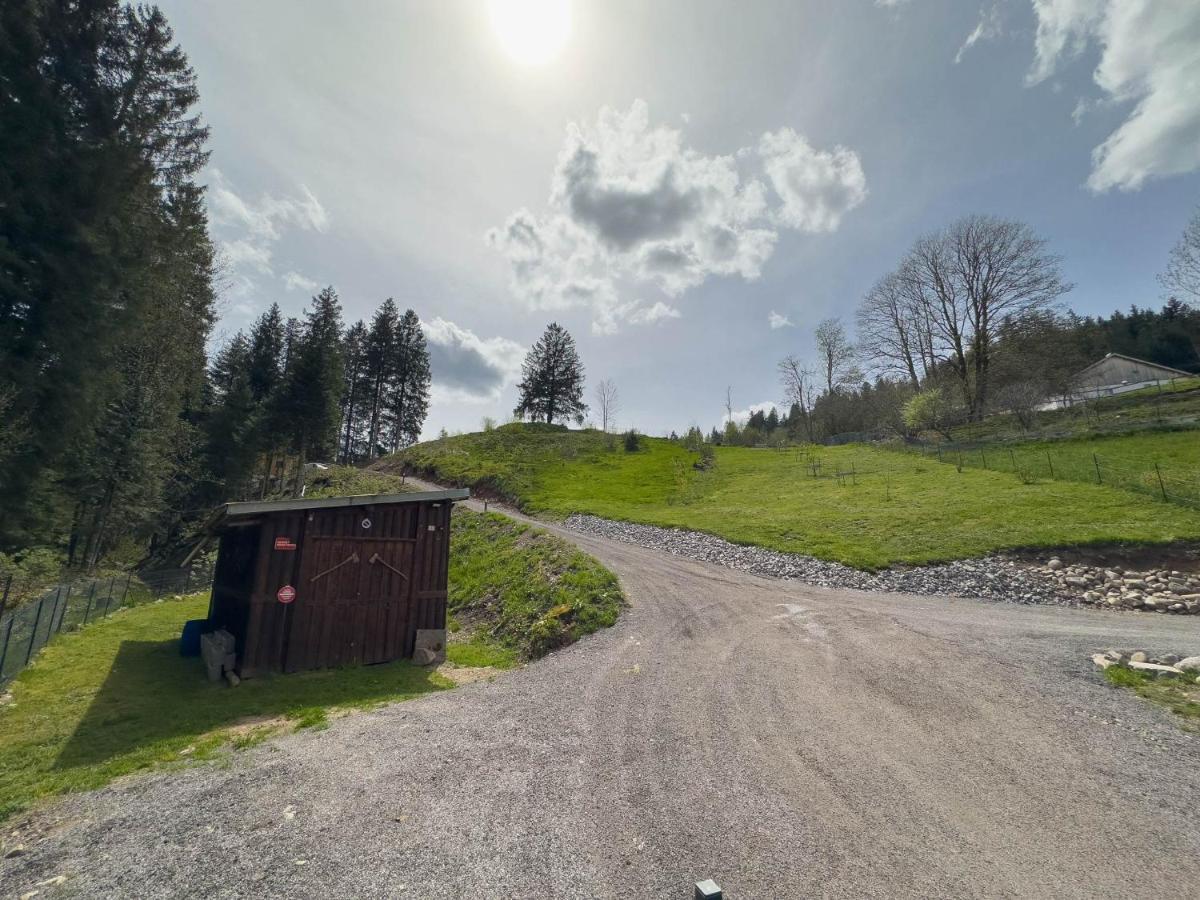 Le Refuge Perche Du Saut De La Bourrique Spa, Terrain Cloture Gérardmer Extérieur photo