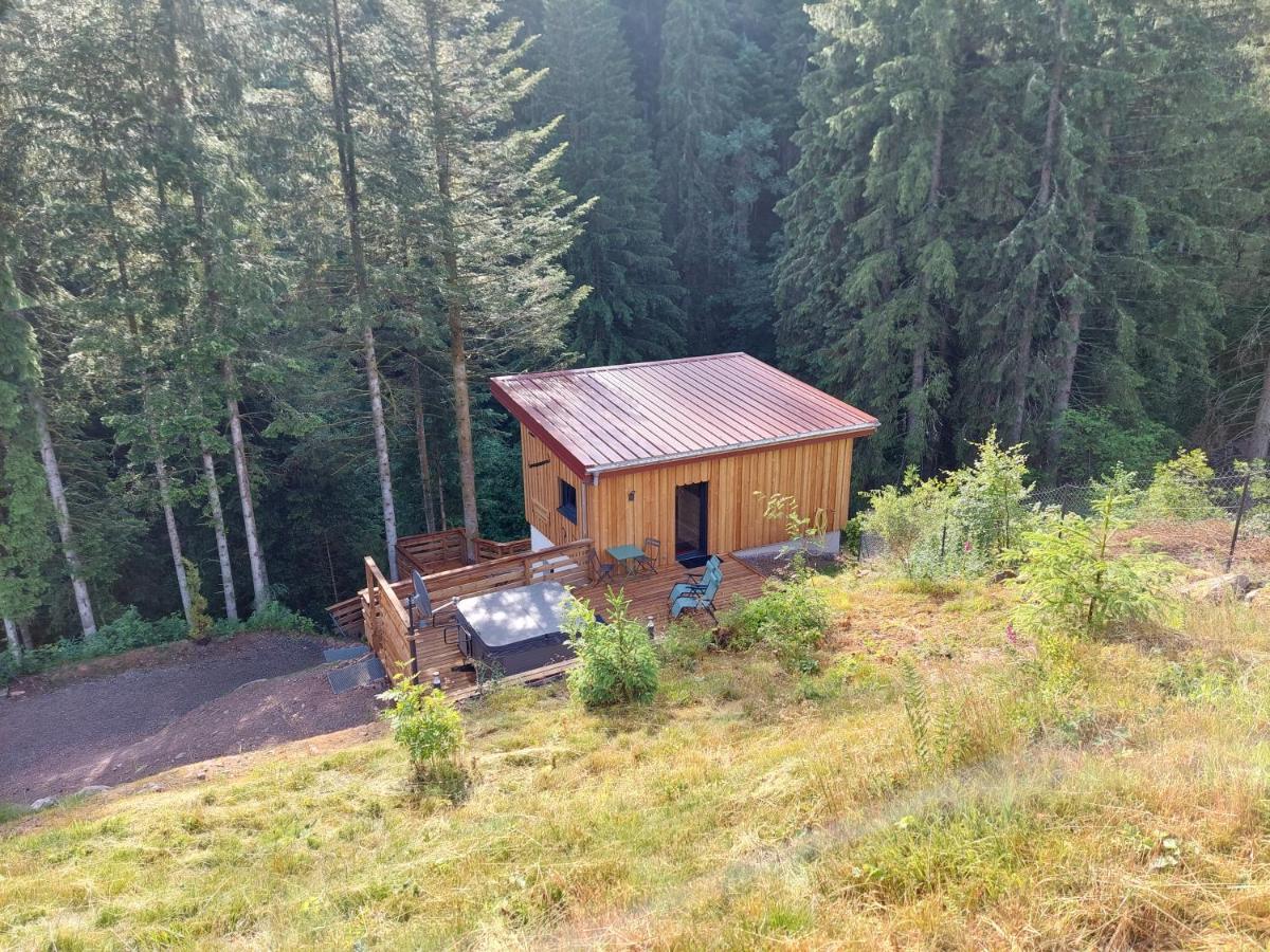Le Refuge Perche Du Saut De La Bourrique Spa, Terrain Cloture Gérardmer Extérieur photo